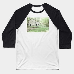 Deserted stone cottage in forest Baseball T-Shirt